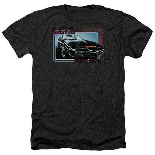 Knight Rider KITT Black Heather Short Sleeve T-Shirt