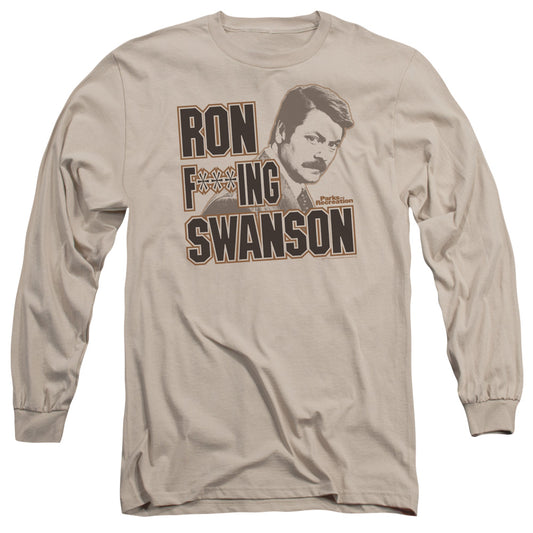 Parks and Recreation Ron F***ing Swanson Long Sleeve T-Shirt