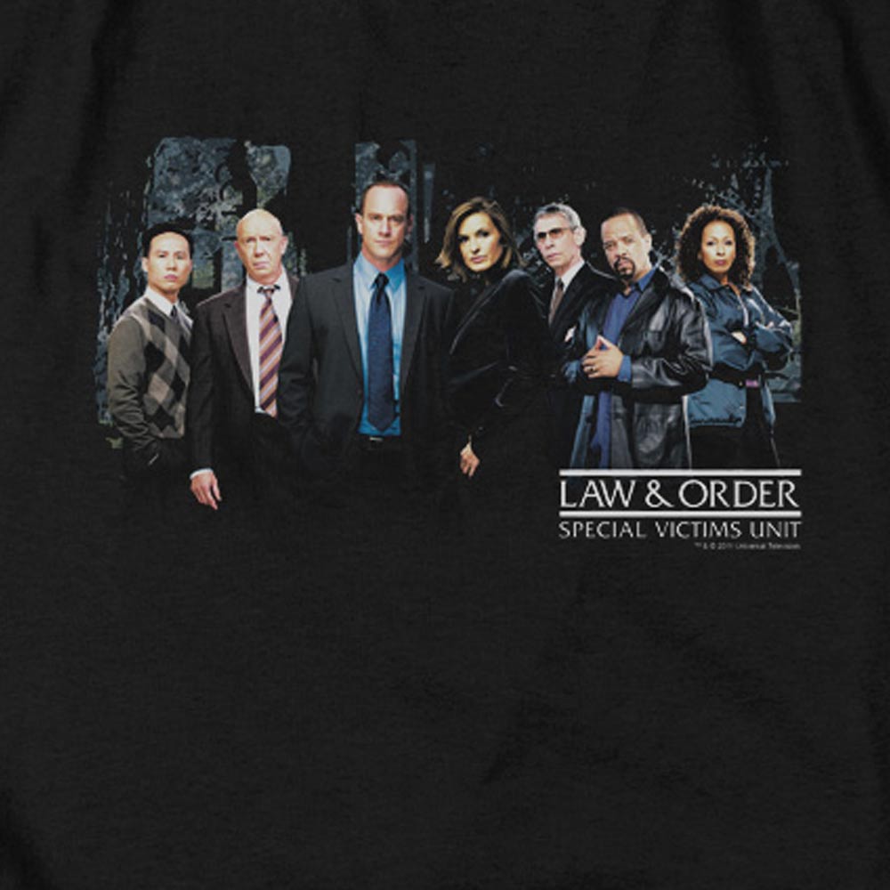 Law & Order: SVU Cast Black Heather Short Sleeve T-Shirt