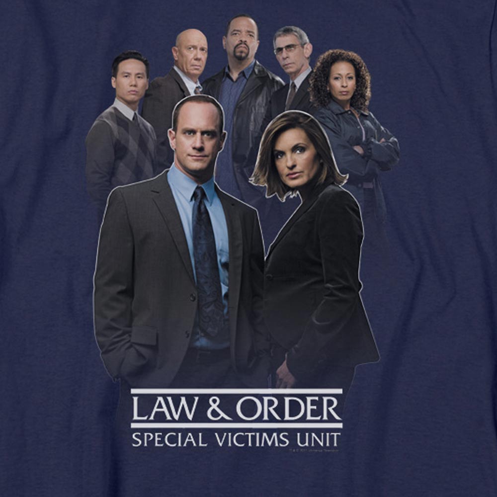 Law & Order: SVU Team Navy Heather Short Sleeve T-Shirt