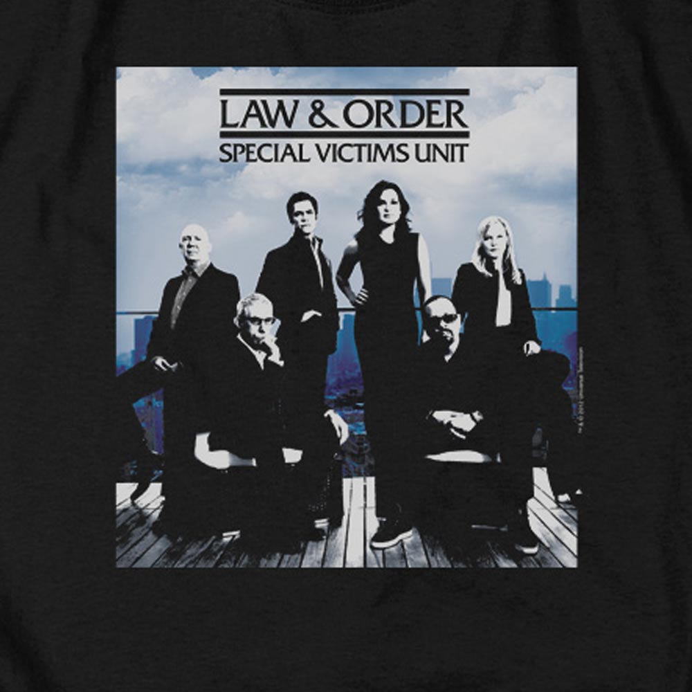 Law & Order: SVU Crew 13 Black Heather Sleeve T-Shirt