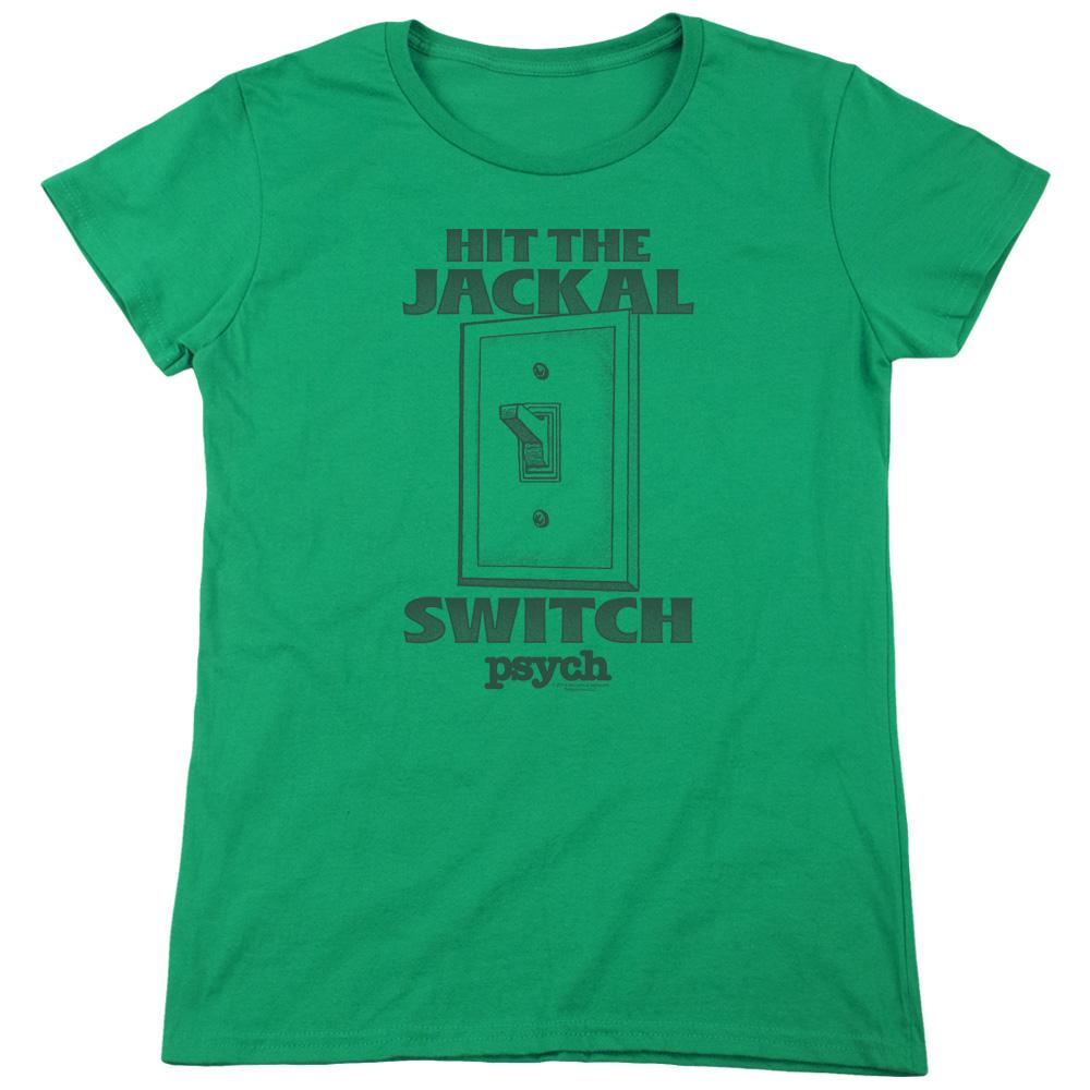 Psych Hit the Jackal Switch Women's Short Sleeve T-Shirt