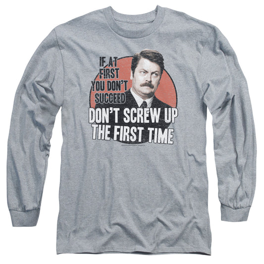 Parks and Recreation Don't Screw Up Long Sleeve T-Shirt