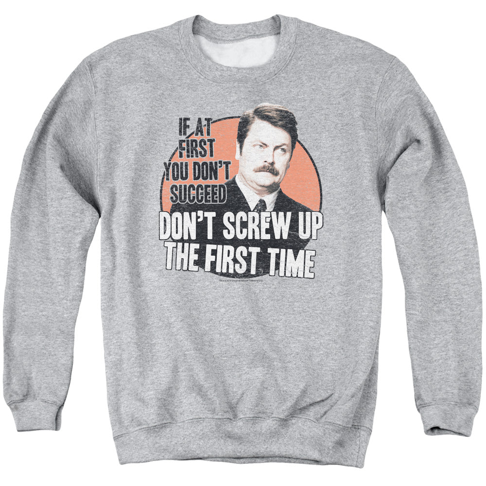 Parks and Recreation Don't Screw Up Crew Neck Sweatshirt