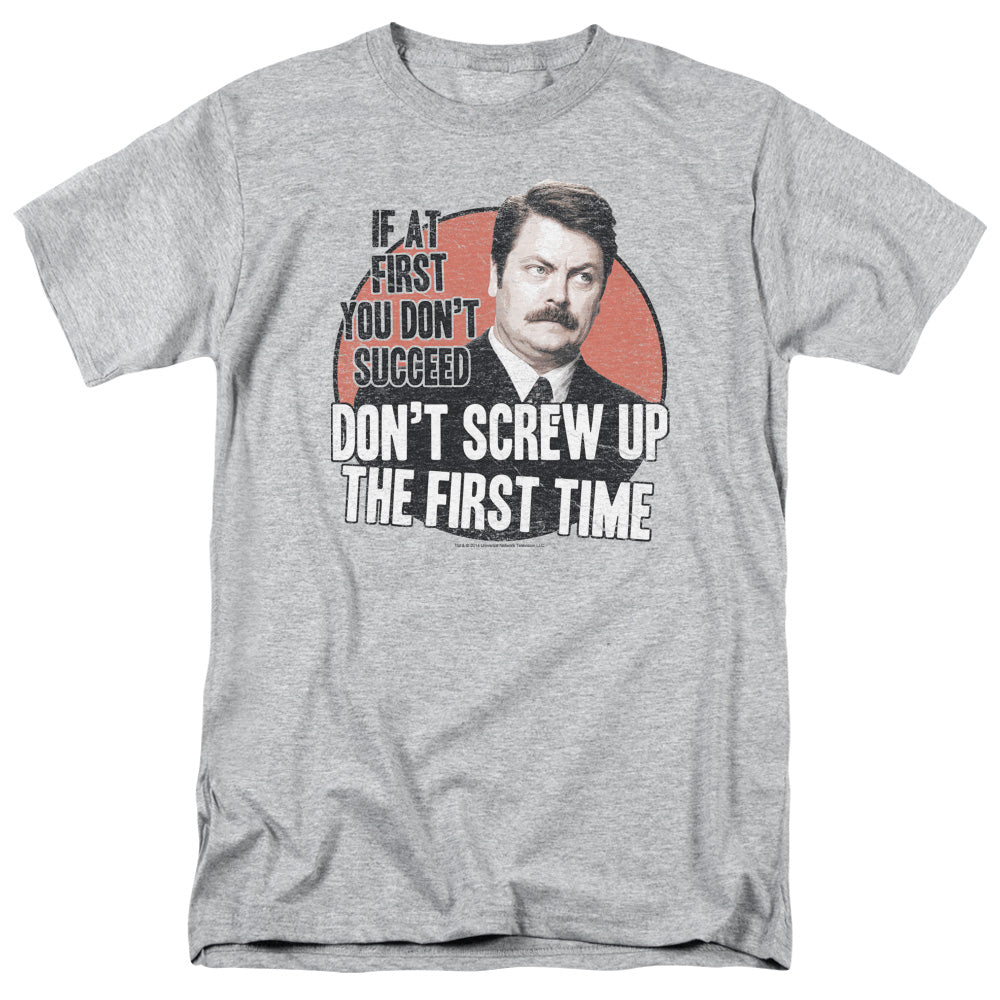 Parks and Recreation Don't Screw Up Men's Short Sleeve T-Shirt