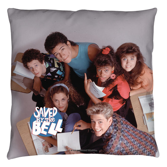 Saved By The Bell Group Shot Throw Pillow
