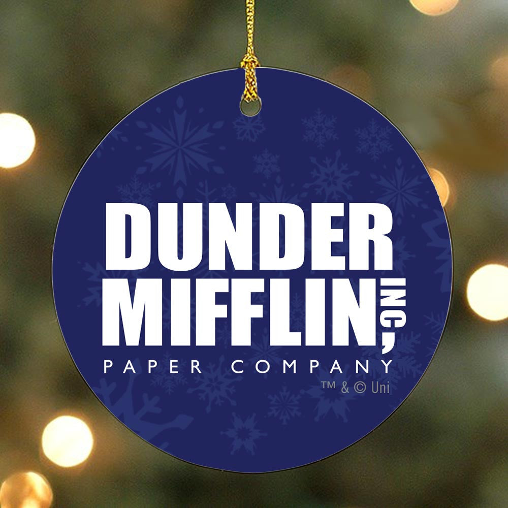 The Office Dunder Mifflin Logo Paper Drink Coasters Set of 6