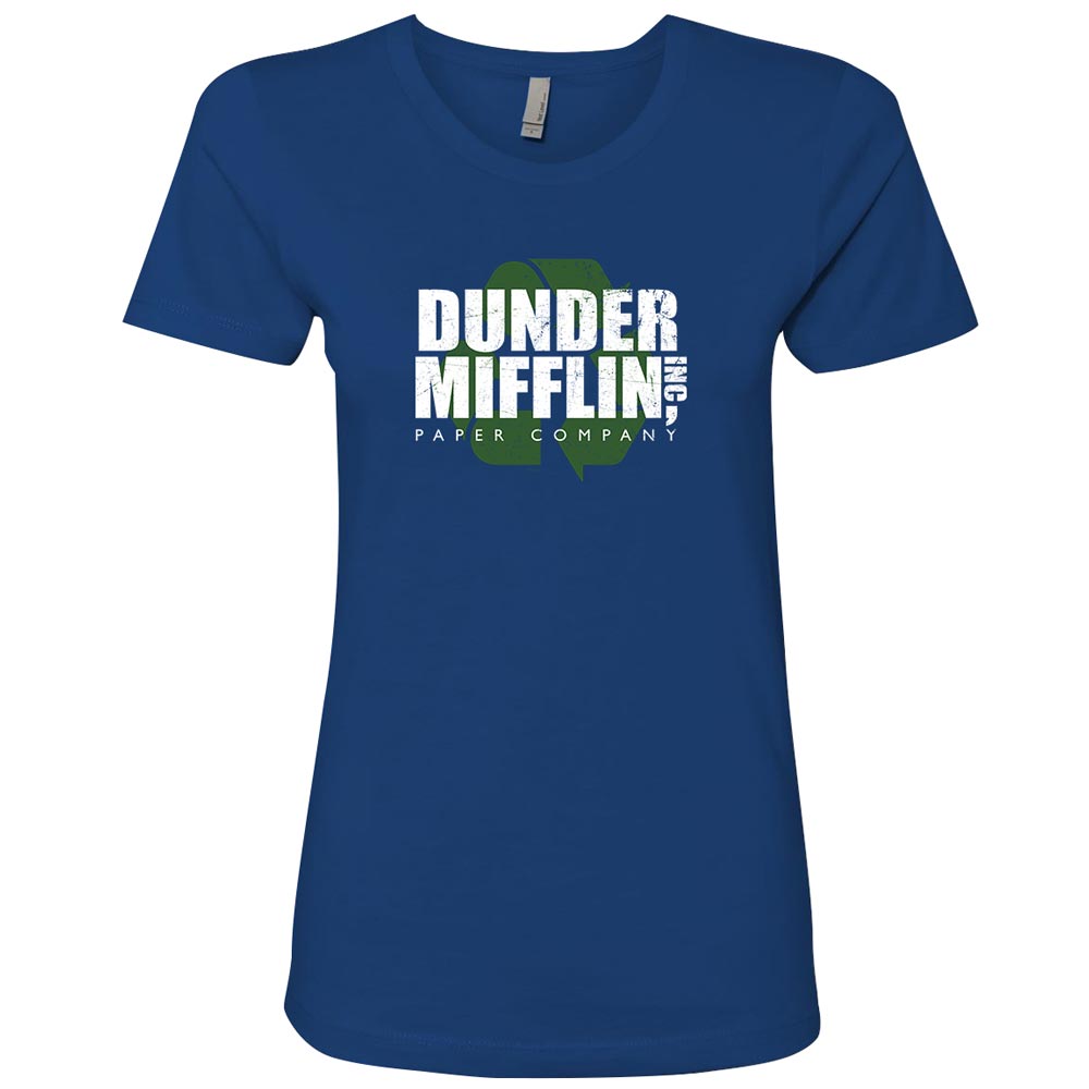 The Office Dunder Mifflin Recycle Women's  Short Sleeve T-Shirt