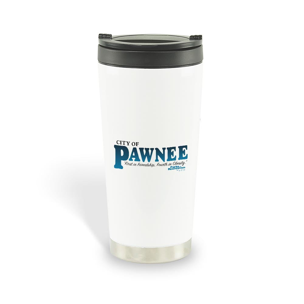 Parks and Recreation Pawnee Travel Mug
