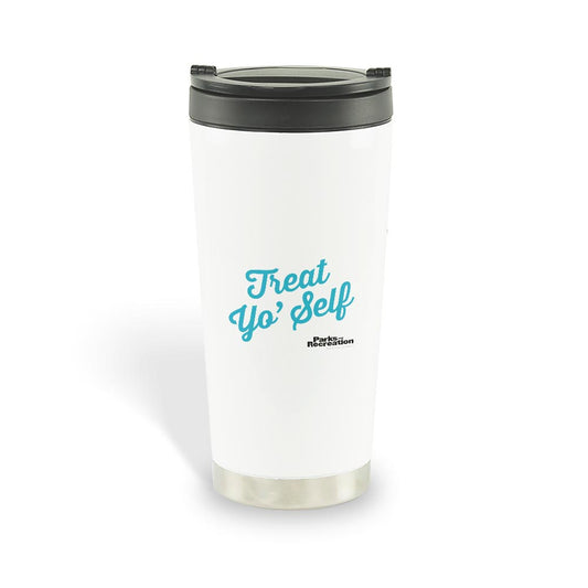 Parks And Recreation Treat Yo Self Stainless Steel Travel Mug