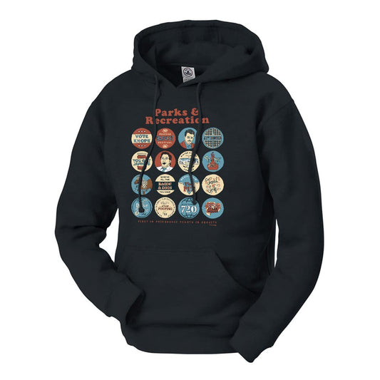 Parks and Recreation Quote Mash-Up Hooded Sweatshirt