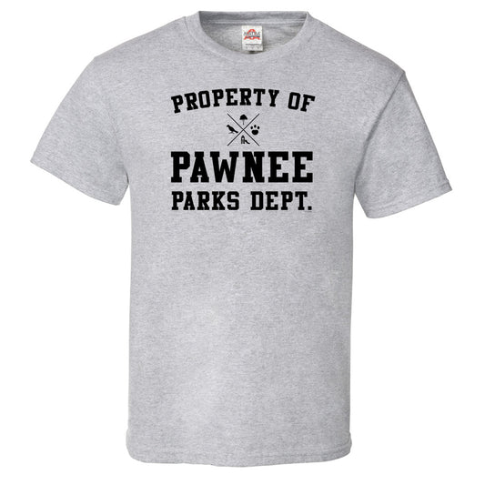 Parks and Recreation Property of Pawnee Men's Fitted Short Sleeve T-Shirt