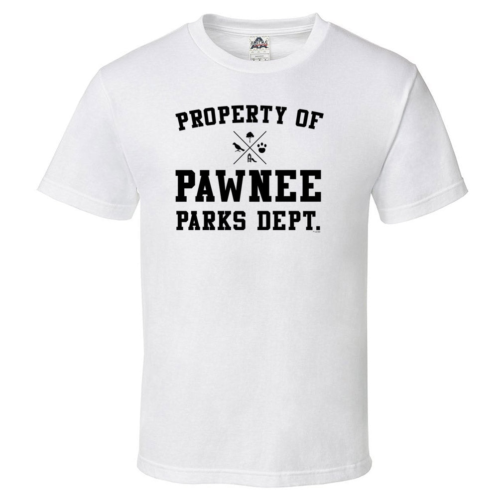 Parks and Recreation Property of Pawnee Men's Fitted Short Sleeve T-Shirt
