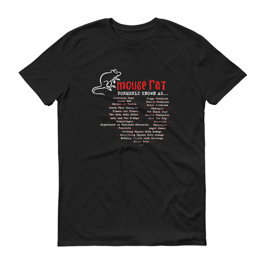 Parks and Recreation Mouse Rat Formerly Known As Men's Short Sleeve T-Shirt