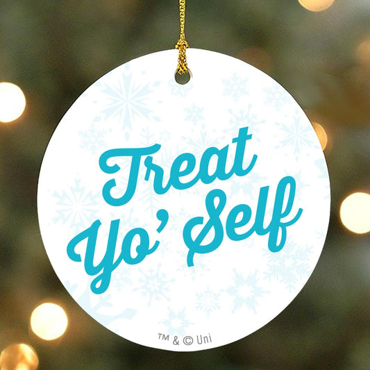 Parks and Recreation Treat Yo Self Ornament