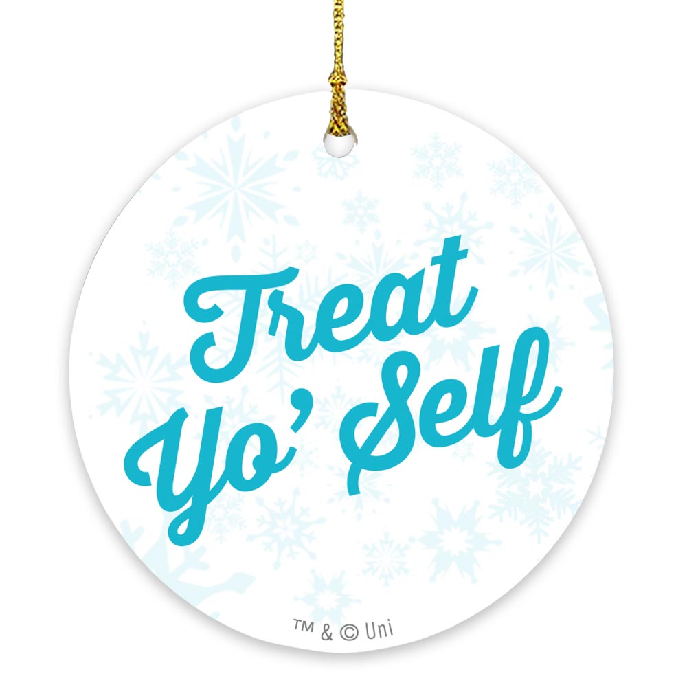 Parks and Recreation Treat Yo Self Ornament