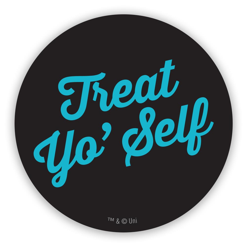 Parks and Recreation Treat Yo' Self 2 1/2 Stickers - 96 Pack