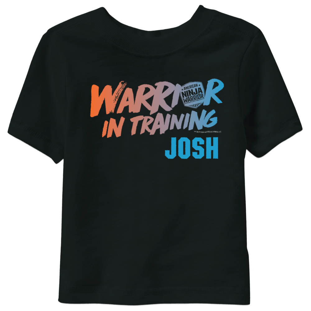 Personalized Warrior In Training Kids Short Sleeve T-Shirt
