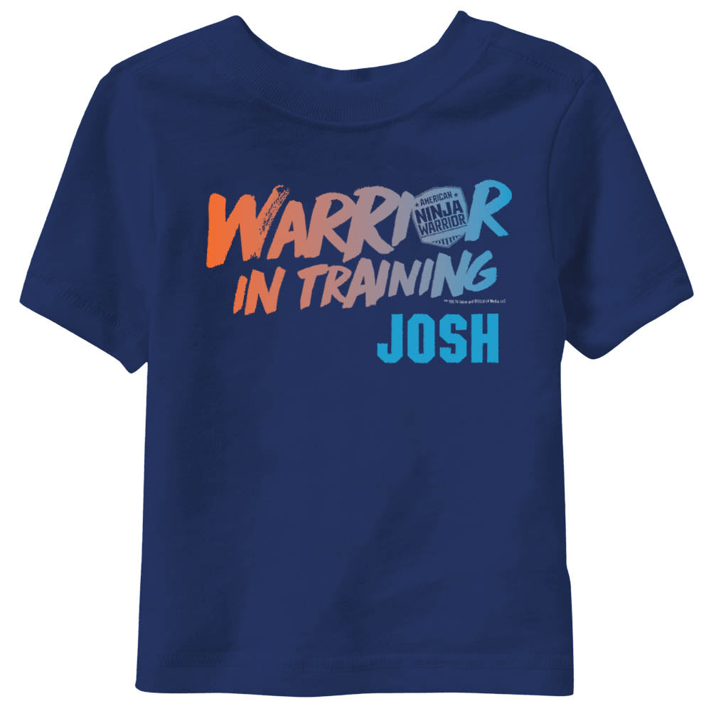 Personalized Warrior In Training Kids Short Sleeve T-Shirt