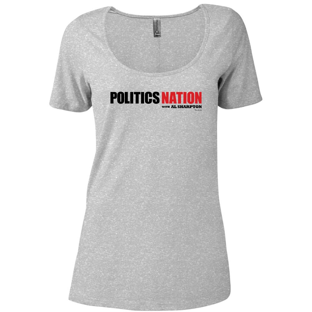 PoliticsNation LOGO Women's Relaxed Scoop Neck T-Shirt