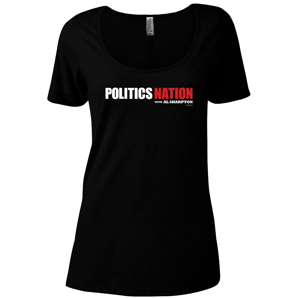 PoliticsNation LOGO Women's Relaxed Scoop Neck T-Shirt