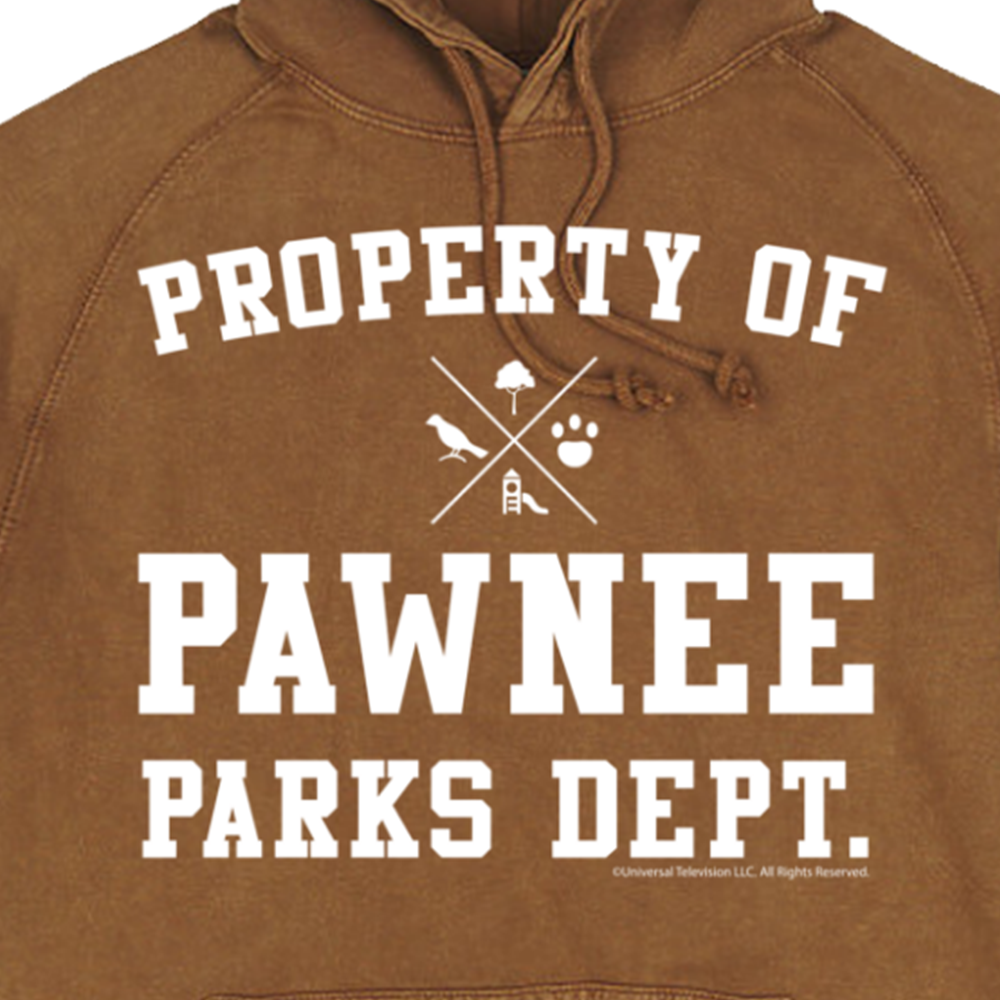 Parks and Recreation Property of Pawnee Parks Dept. Vintage Hoodie