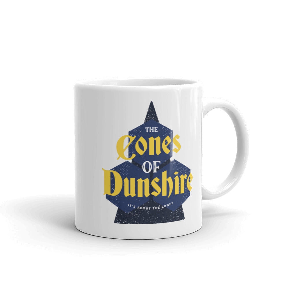 Parks and Recreation The Cones of Dunshire White Mug