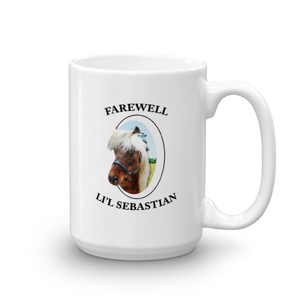 Parks and Recreation Farewell Li'l Sebastian White Mug