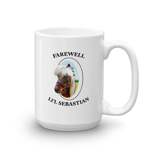 Parks and Recreation Farewell Li'l Sebastian White Mug