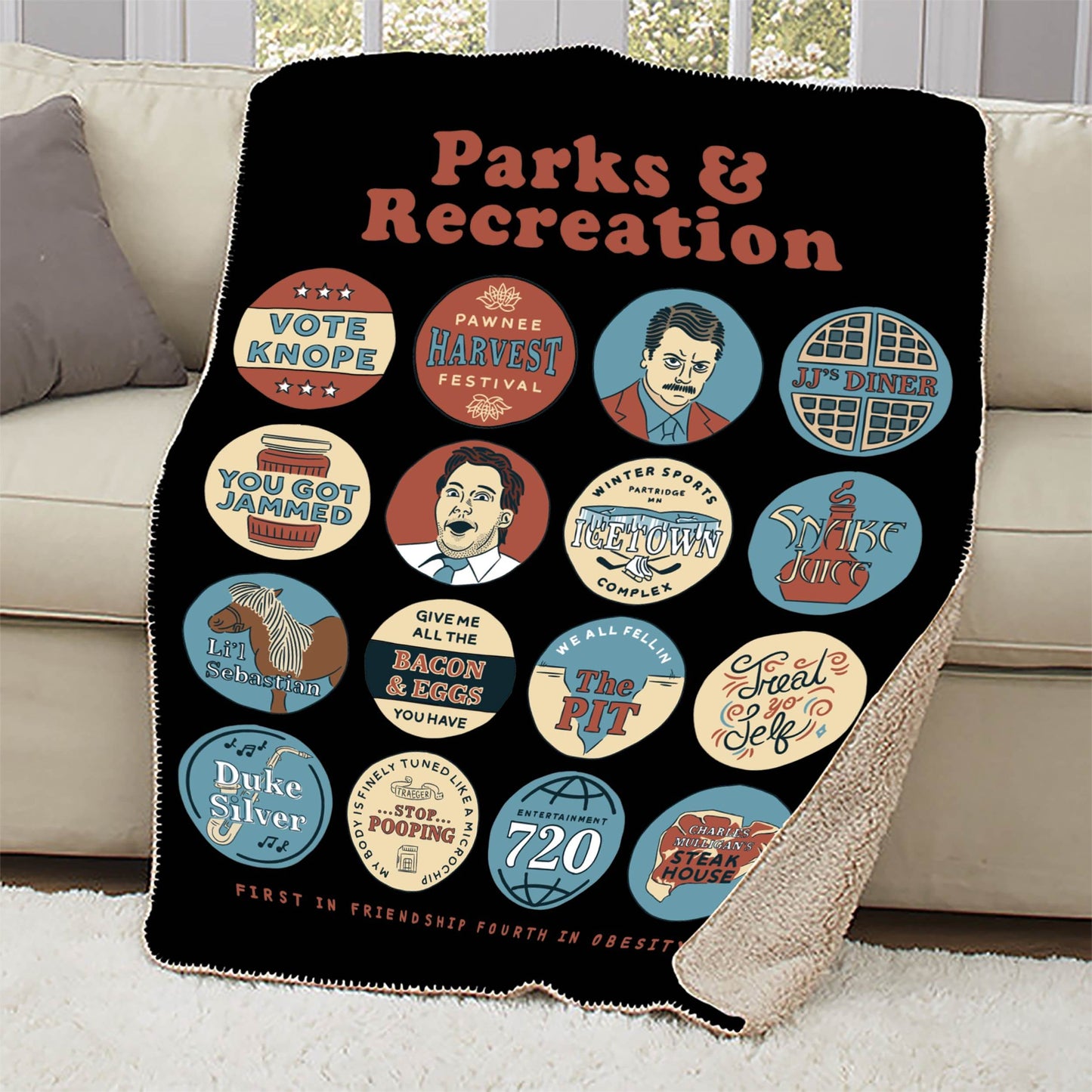 Parks and Recreation Li'l Sebastian and Quote Mash-Up Bundle