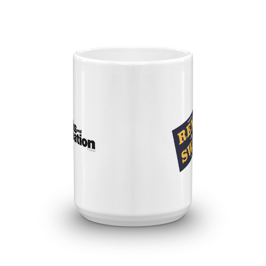 Parks and Recreation Rent-A-Swag White Mug