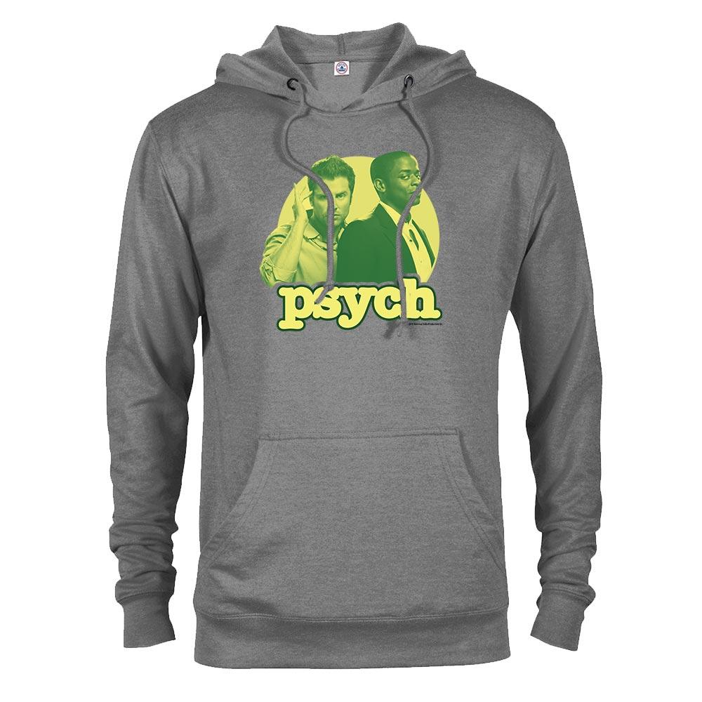 Psych Gus and Shawn Adult Fleece Hooded Sweatshirt