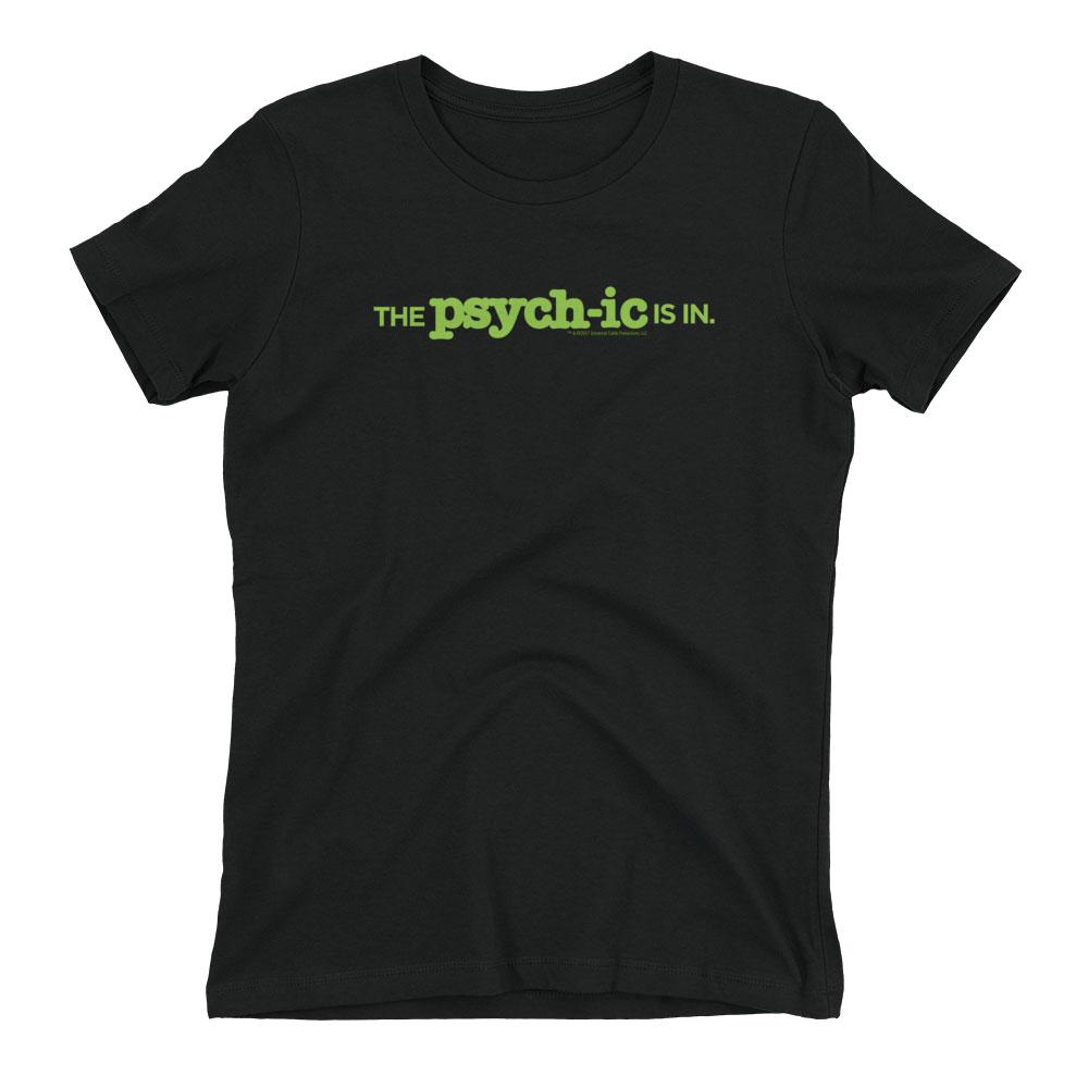 Psych The Psychic Is In Women's Short Sleeve T-Shirt
