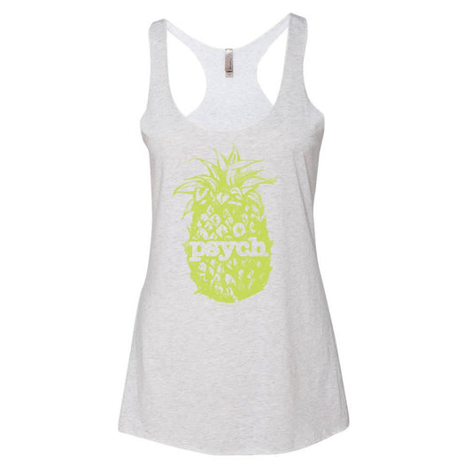 Psych Vintage Yellow Pineapple Ideal Racerback Tank