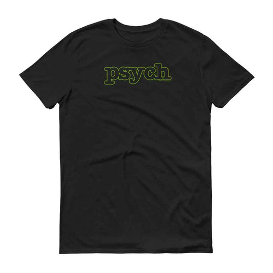 Psych Outline Logo Adult Short Sleeve T-Shirt