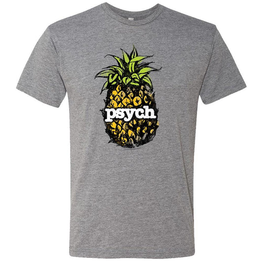 Psych Vintage Pineapple Men's Tri-Blend Short Sleeve T-Shirt