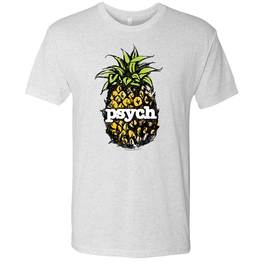 Psych Vintage Pineapple Men's Tri-Blend Short Sleeve T-Shirt