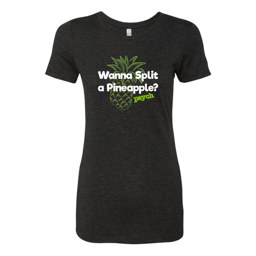 Psych Wanna Split a Pineapple? Women's Tri-Blend T-Shirt
