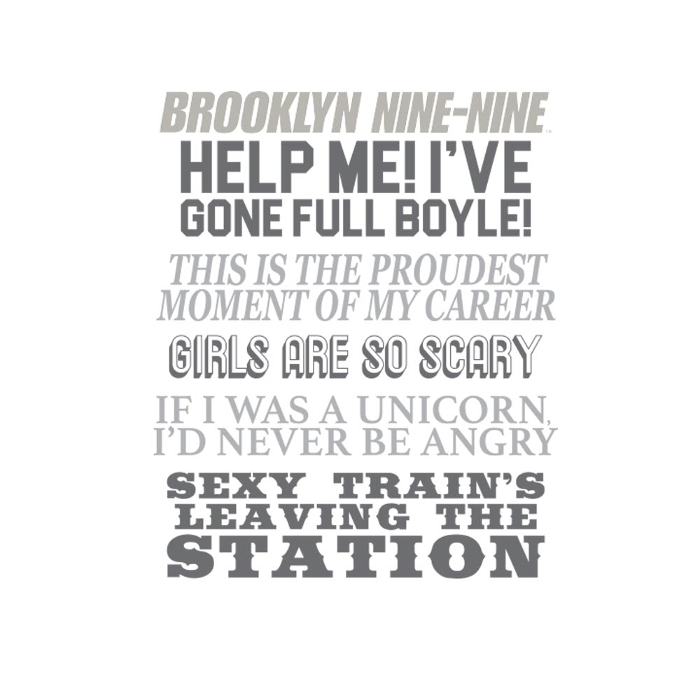 Brooklyn Nine-Nine Charles Boyle Quote Mash-up White Mug