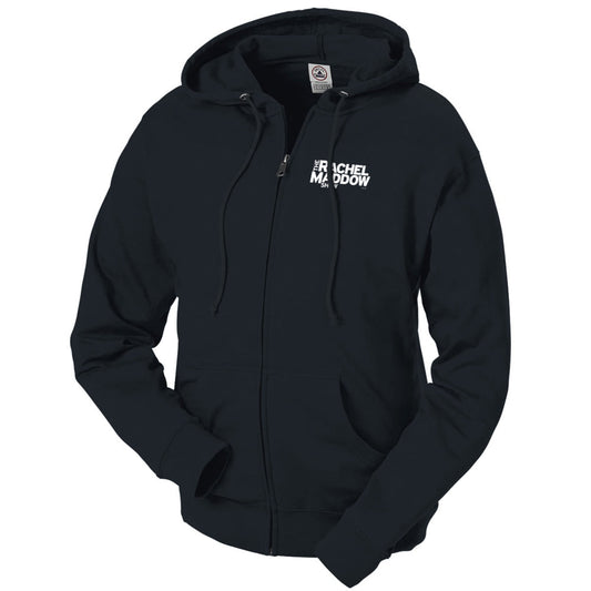 The Rachel Maddow Show French Terry Zip-Up Hooded Sweatshirt