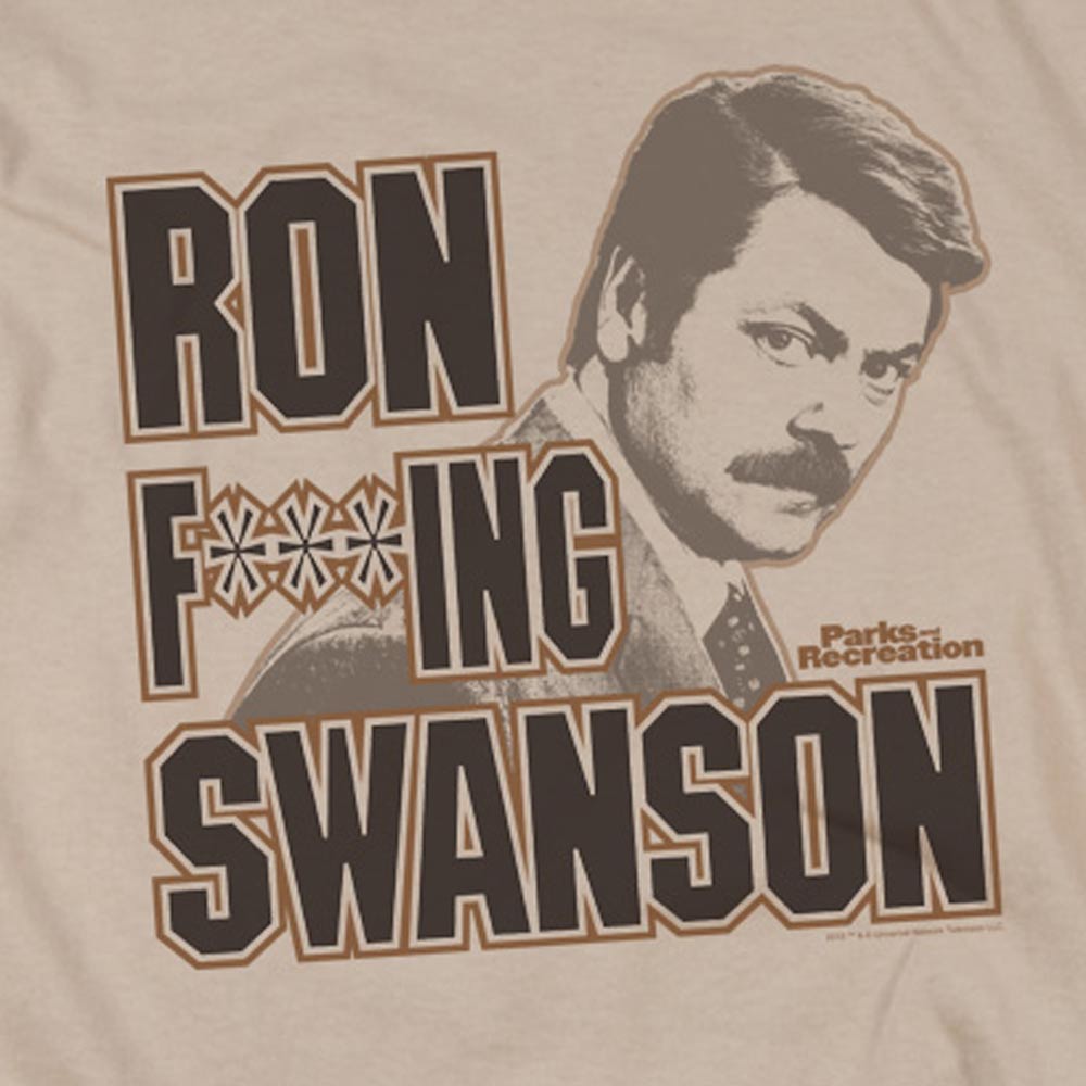 Parks and Recreation Ron F***ing Swanson Short Sleeve T-Shirt