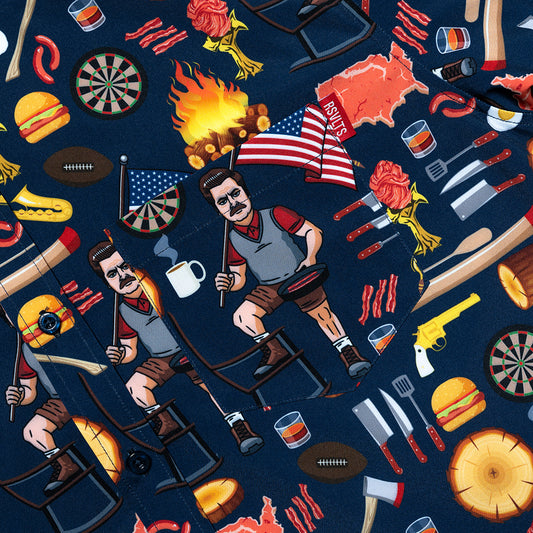 RSVLTS Parks and Recreation Ron Swanson's Shirt of Greatness Shirt