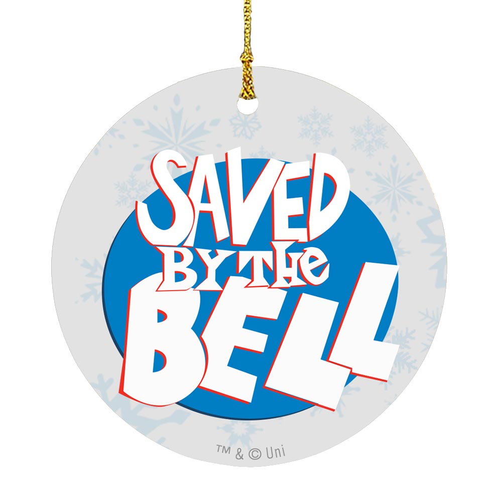 Saved by The Bell Logo Ornament