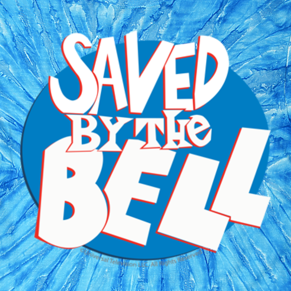Saved by the Bell Logo Tie-Dye Short Sleeve T-Shirt
