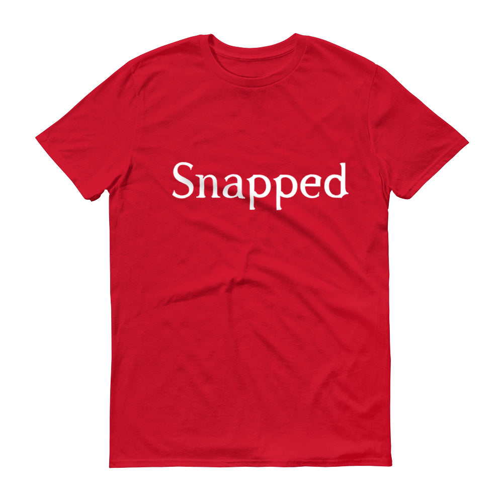 Snapped Logo Adult Short Sleeve T-Shirt