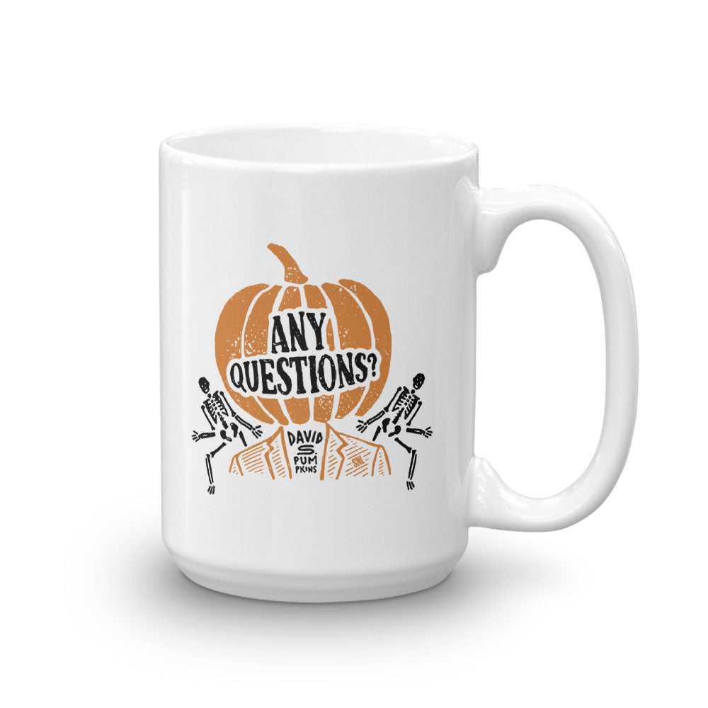 Saturday Night Live David S. Pumpkins  White Mug