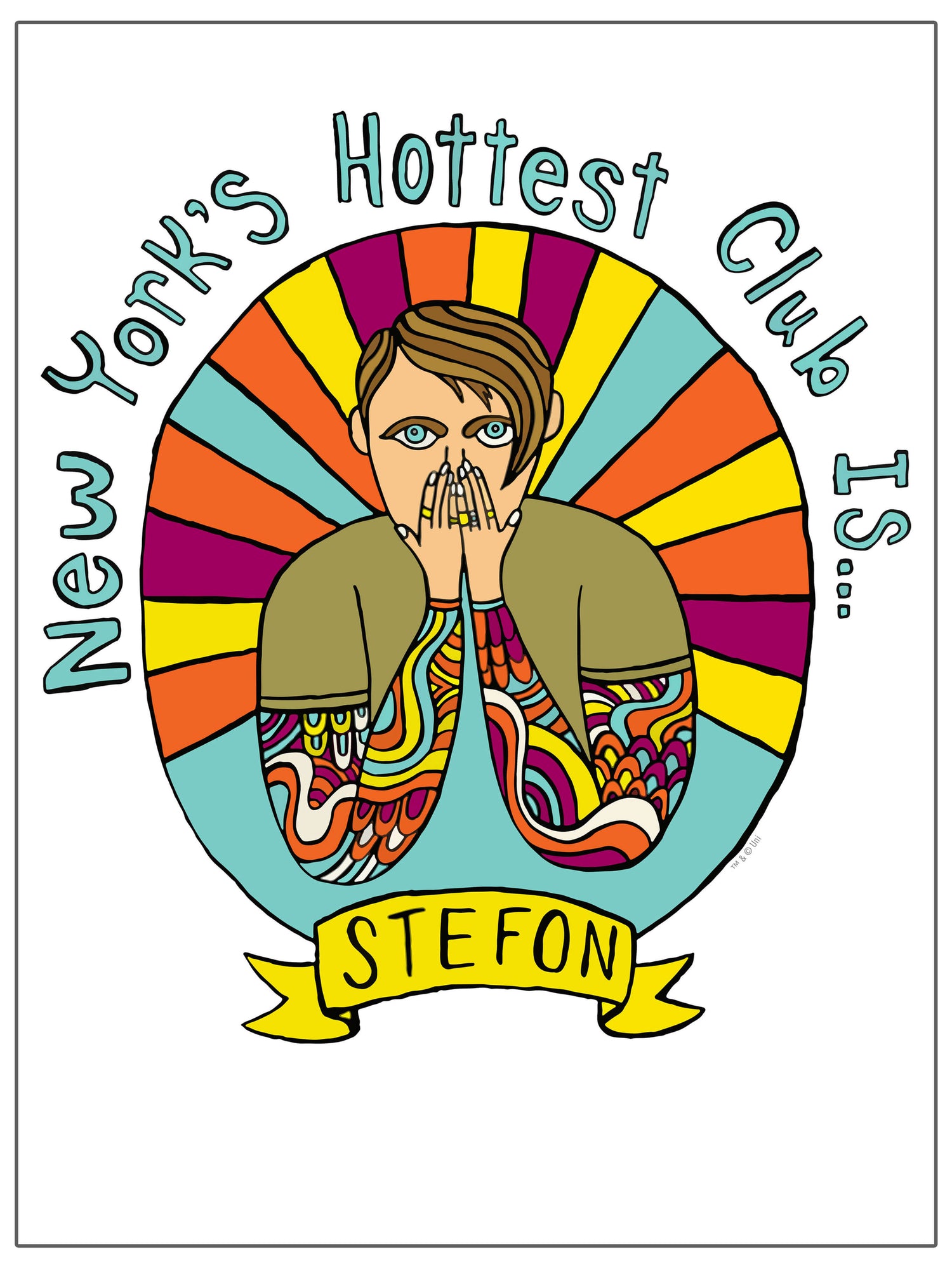 Saturday Night Live Stefon New York's Hottest Club Poster - 18x24