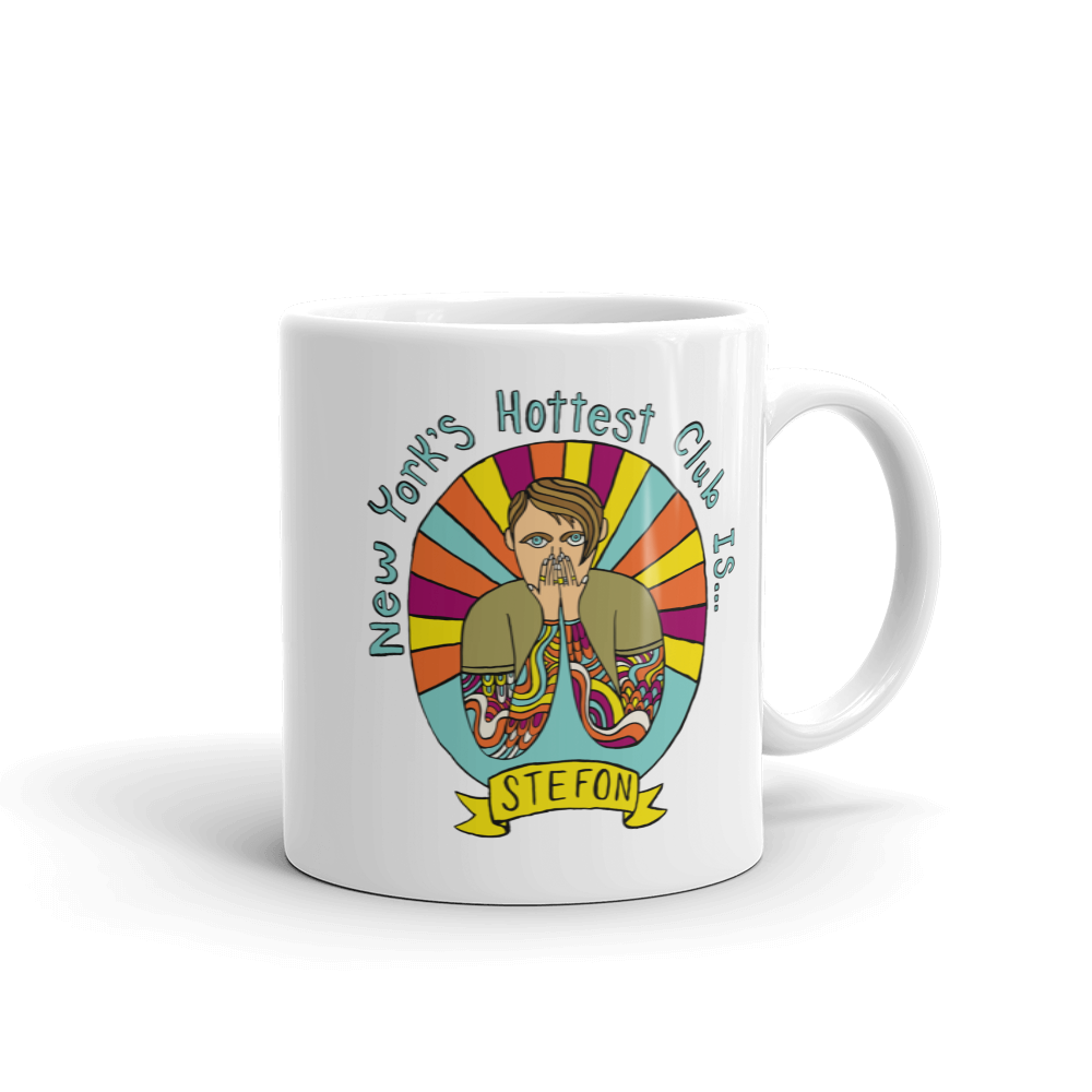 Saturday Night Live Stefon New York's Hottest Club White Mug