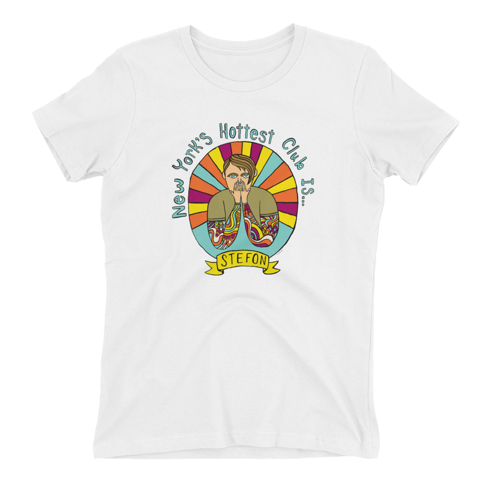 Saturday Night Live Stefon New York's Hottest Club Women's Short Sleev