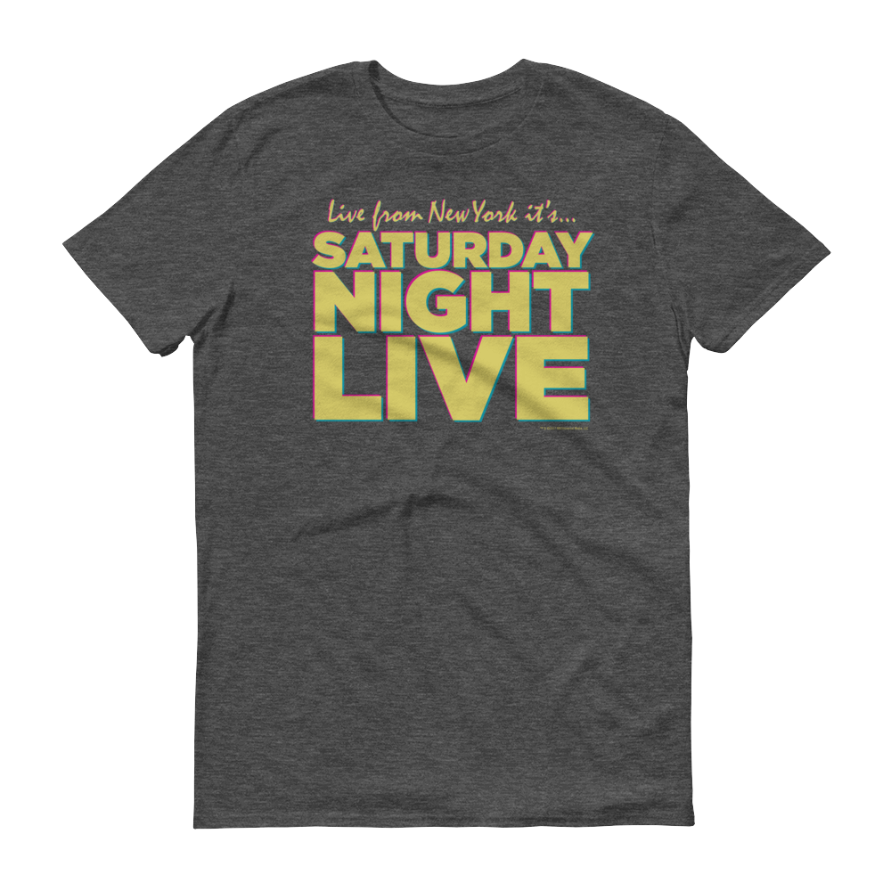 Saturday Night Live Live from New York Men\'s Short Sleeve T-Shirt – NBC  Store
